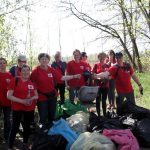 Nasz dzisiejszy udział w " V Festynie Ekologicznym Morawa - Borki " Nasza drużyna sprzątała teren na Hubertusie
