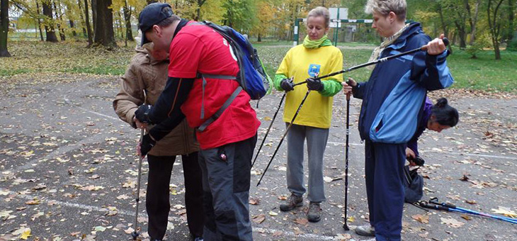 WARSZTATY NORDIC WALKING W DĄBRÓWCE MAŁEJ